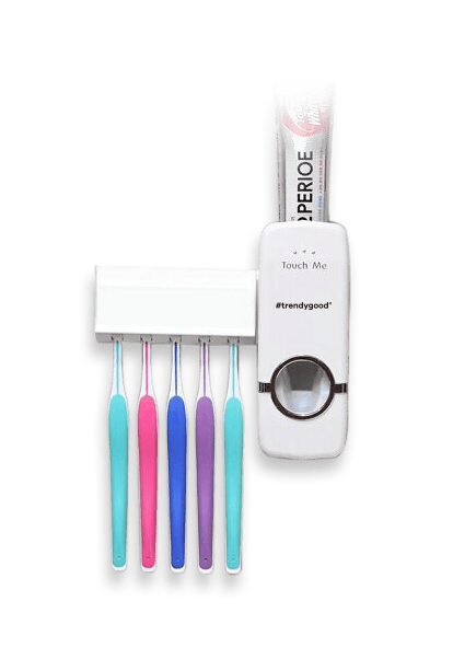 Dispensador de pasta dental con soporte para cepillos TH24069