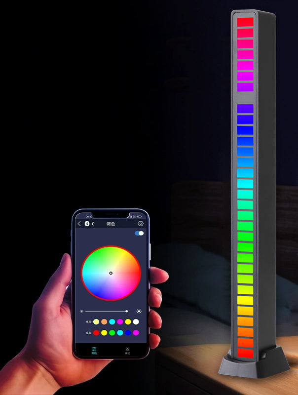 Barra luz sonido RGB 32 LED TG24051