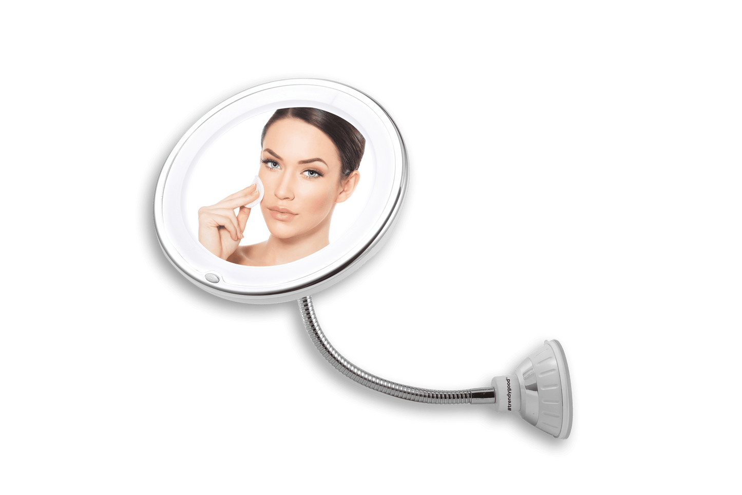 Espejo de aumento LED con brazo flexible y ventosa TL24076