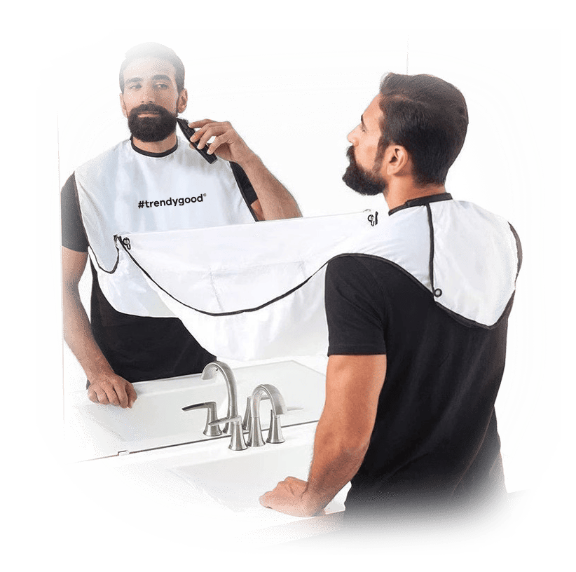 Delantal recogebarba con ventosas TL24077