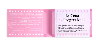 100 Cupones románticos para enamorados TG24113