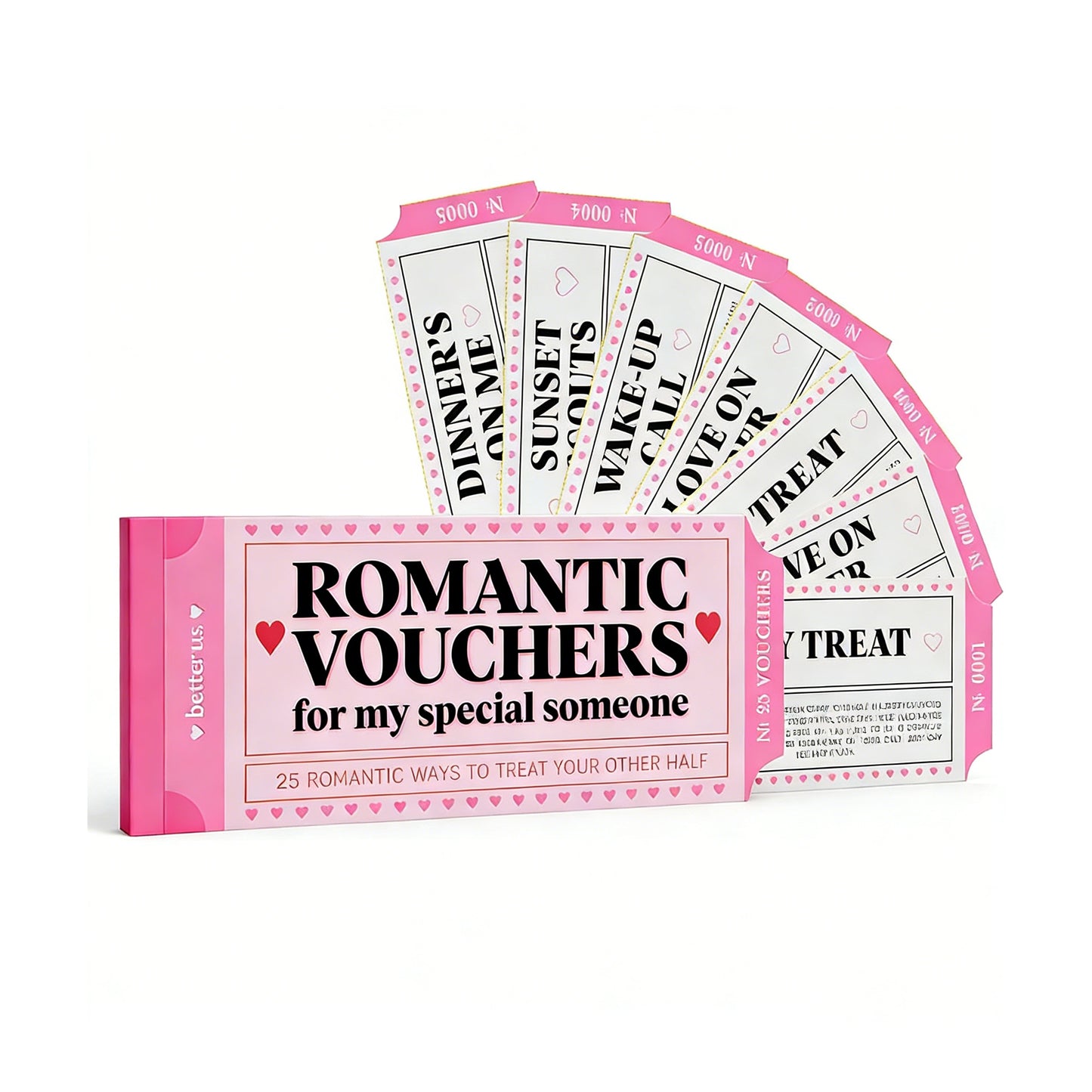 100 Cupones románticos para enamorados TG24113