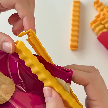 Juego de pinzas de sellado con forma de patatas fritas TG24125