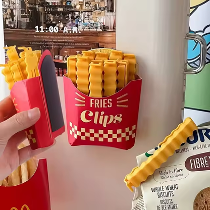 Juego de pinzas de sellado con forma de patatas fritas TG24125