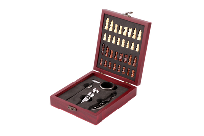 Set de vino y ajedrez TH24088