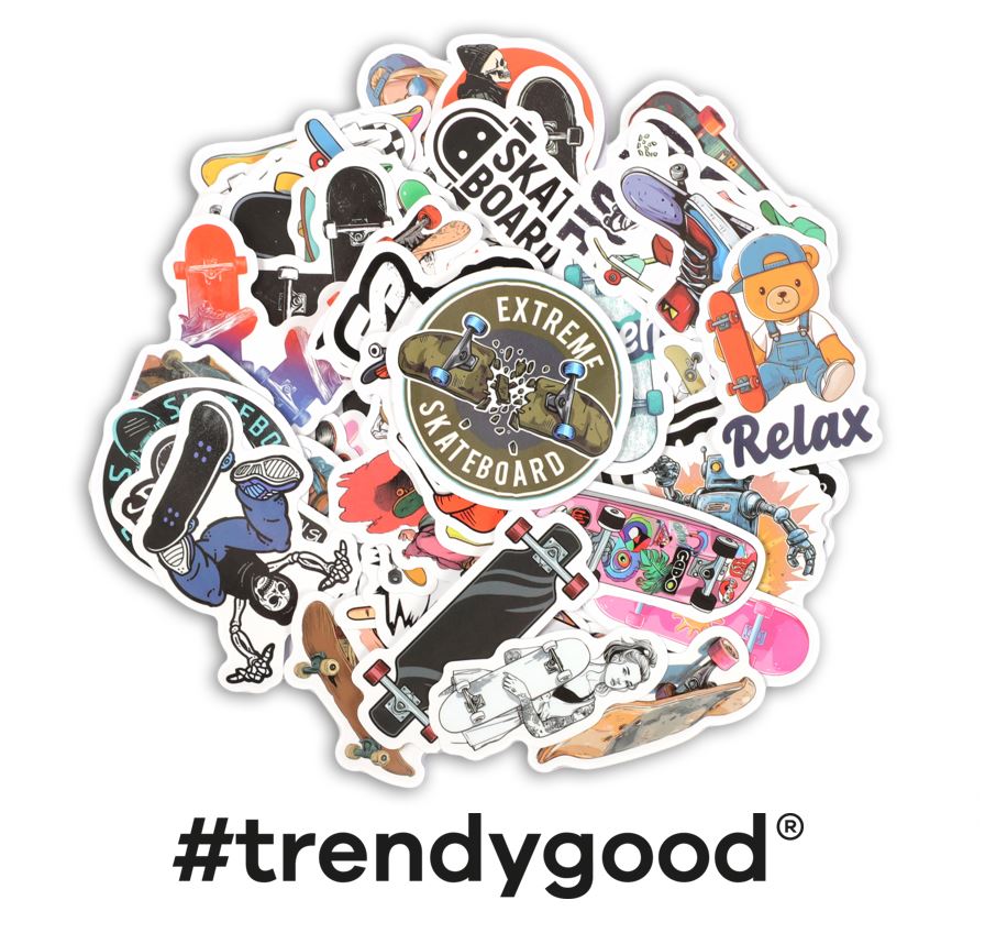 Pegatinas skateboard 56 unidades TG24130